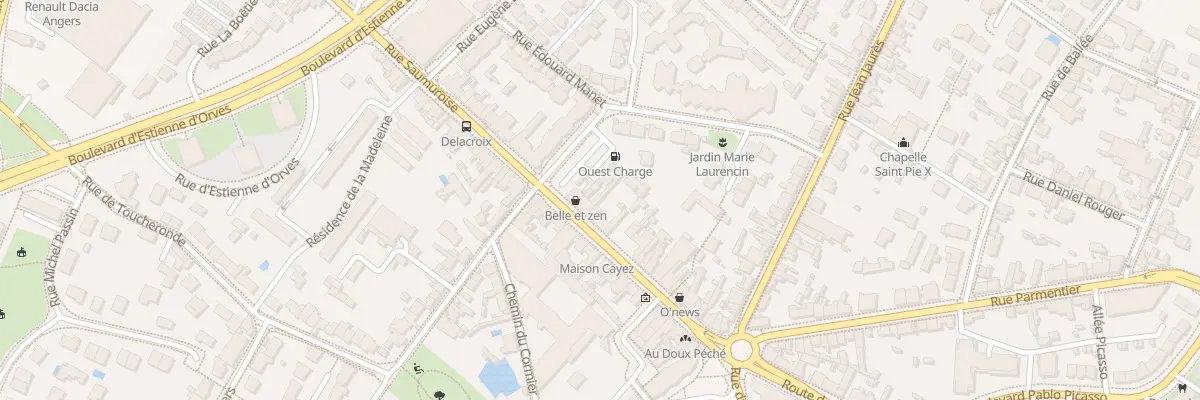Plan du 253 Rue Saumuroise à Angers