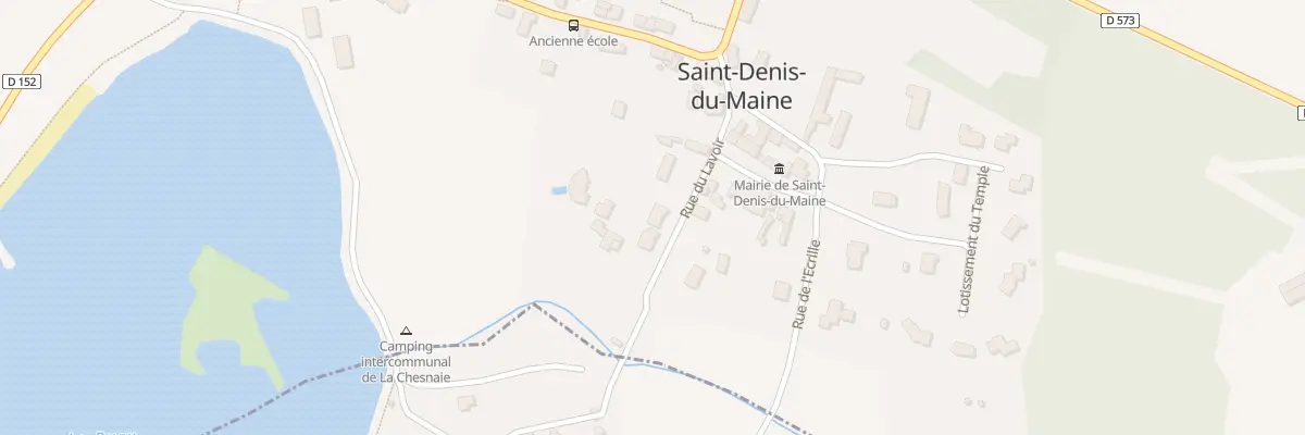 Plan du 12 Rue du Lavoir à Saint-Denis-du-Maine