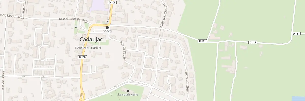 Plan du 405 Rue du Clauzet à Cadaujac