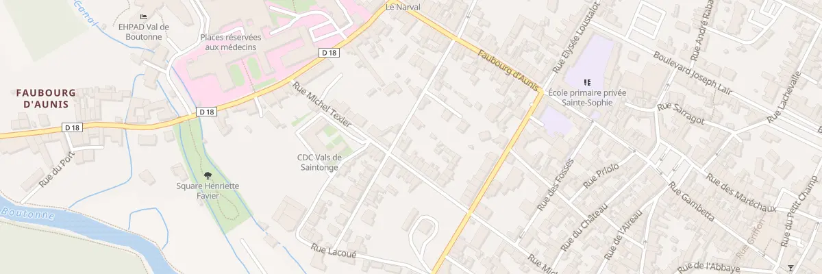 Plan du 54 Rue Michel Texier à Saint-Jean-d’Angély