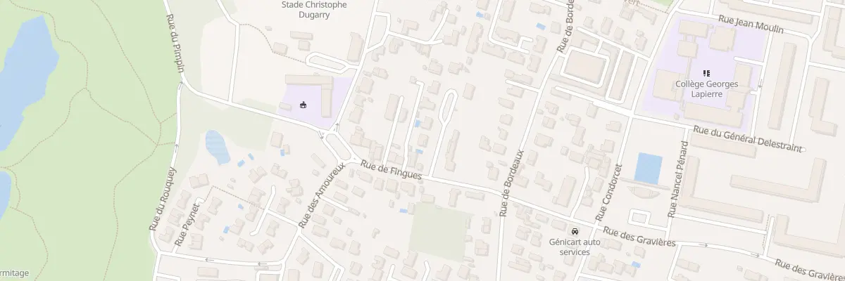 Plan du 22 Rue Fingues à Lormont