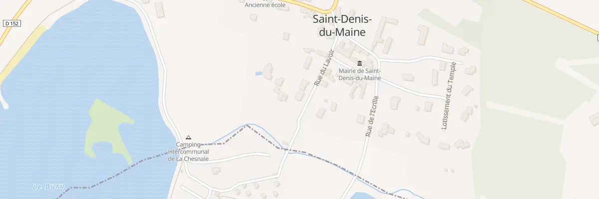 Plan du 14 Rue du Lavoir à Saint-Denis-du-Maine