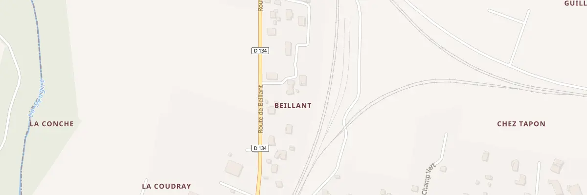 Plan du 8C Imp du Levant à Saint-Sever-de-Saintonge
