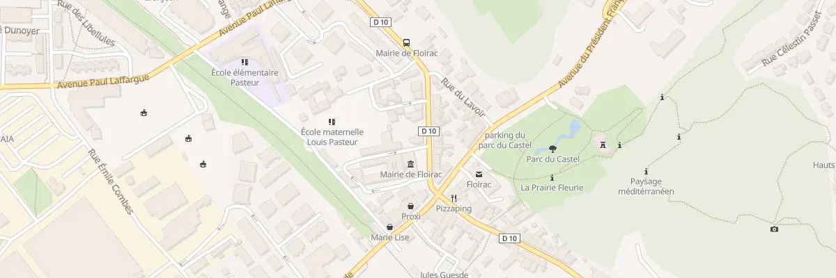 Plan du 8 Av Pasteur à Floirac
