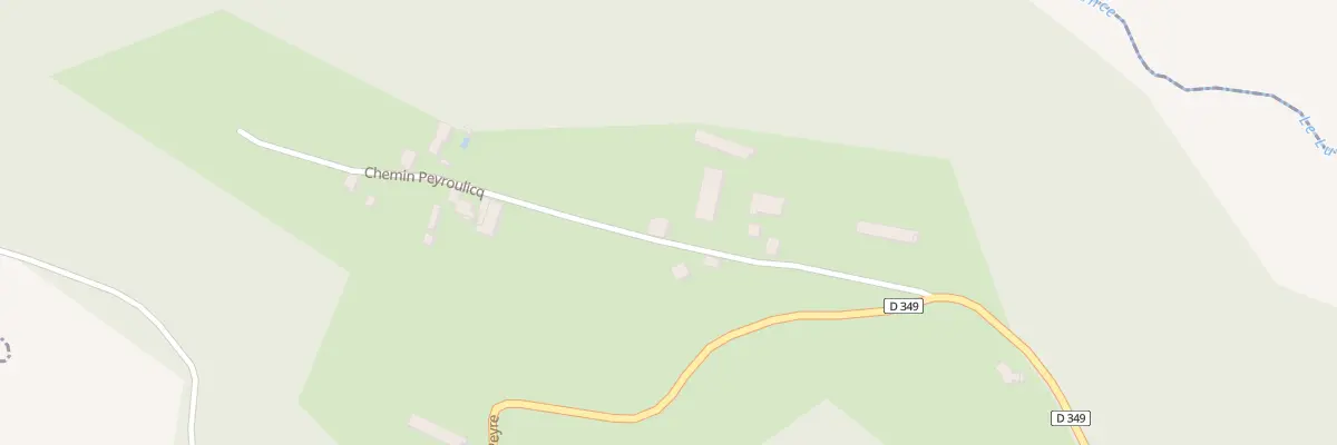 Plan du 200 Chem Peyroulicq à Monget