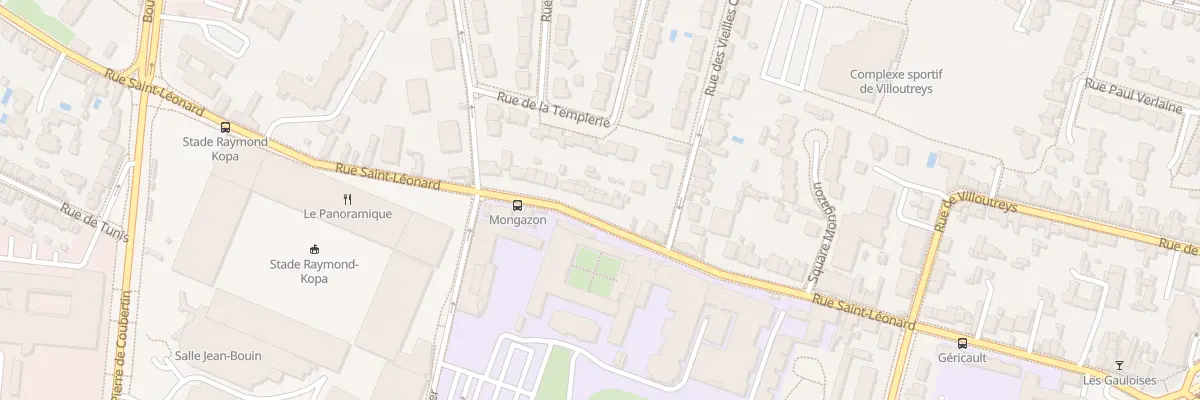 Plan du 263 Rue St Leonard à Angers