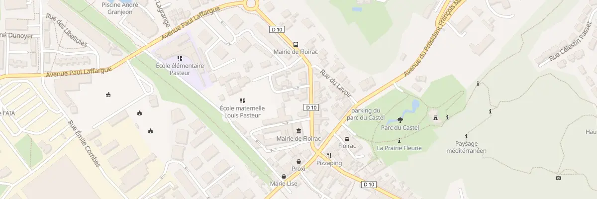Plan du 12 Av Pasteur à Floirac