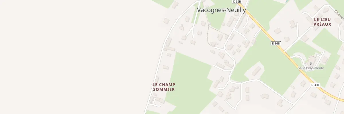Plan du 9 Rte de Maisoncelles à Vacognes-Neuilly