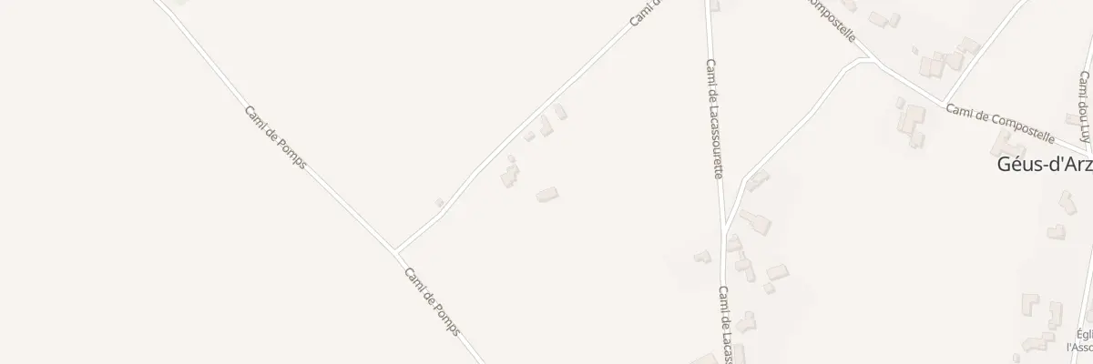 Plan du 281 Rue Cami de Mazou à Géus-d’Arzacq