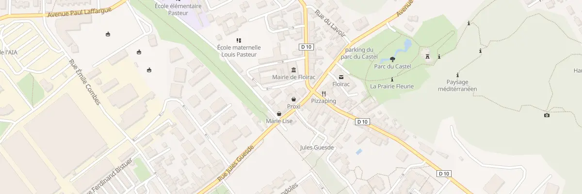 Plan du 7 Rue Jules Guesde à Floirac