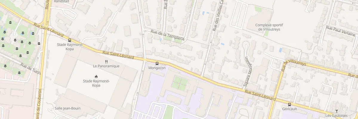 Plan du 261 Rue St Leonard à Angers