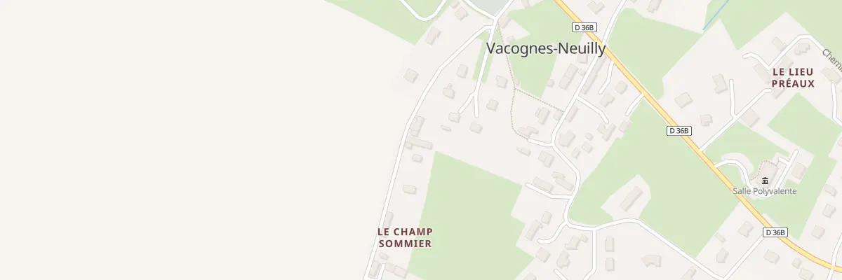 Plan du 7 Rte de Maisoncelles à Vacognes-Neuilly