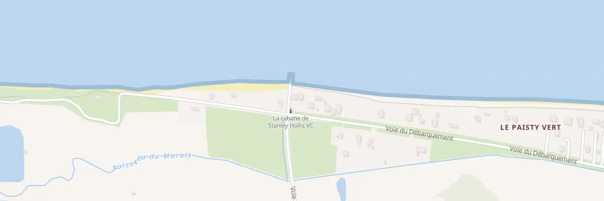 Plan du 90 Voie du Débarquement à Ver-sur-Mer