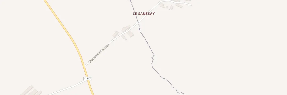 Plan du 5001 Le Saussay Le Housseau au Housseau-Brétignolles