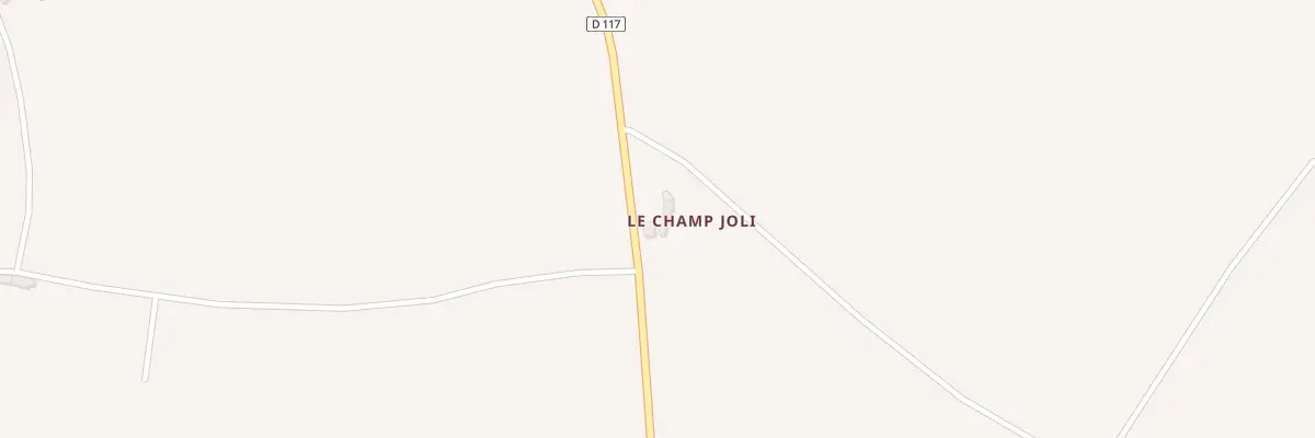 Plan du 2 Le Champ Joli Le Housseau au Housseau-Brétignolles