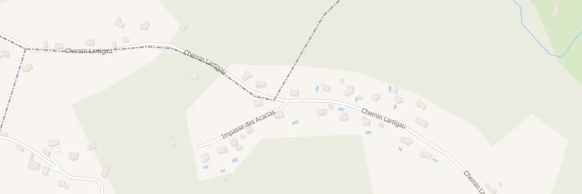 Plan du 630 Lartigau à Cescau
