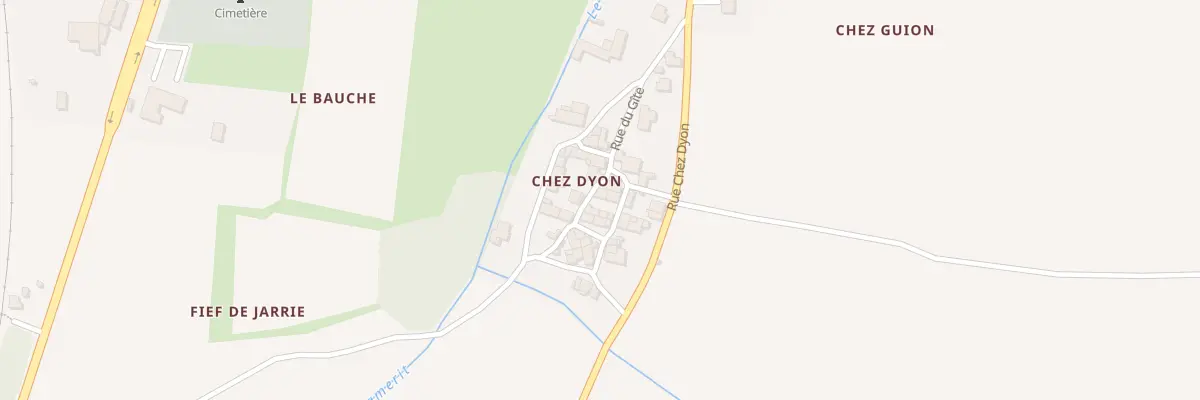 Plan du 5332 Chez Guion à Saint-Hilaire-de-Villefranche
