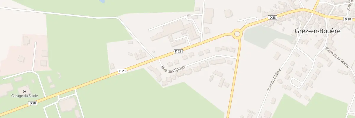 Plan du 16 Rue des Sports à Grez-en-Bouère