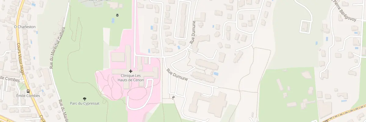 Plan du 10 Rue Dumune à Cenon