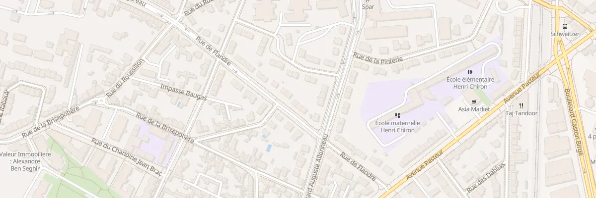 Plan du 29 Rue de Flandre à Angers