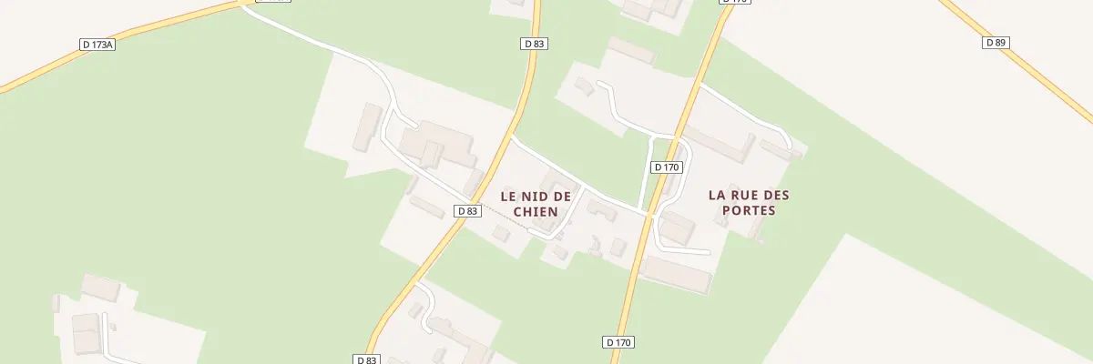 Plan du 5035 Rue du Nid de Chien à Thue et Mue