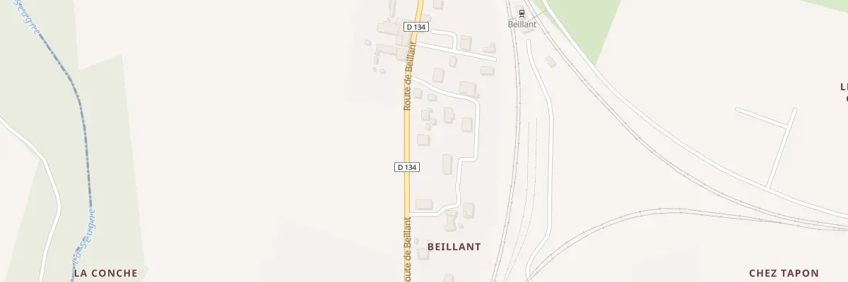Plan du 26 Rte de Beillant à Saint-Sever-de-Saintonge