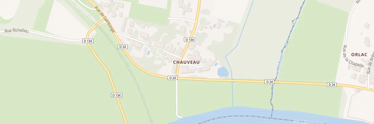 Plan du 6 Rue des Truites à Chaniers