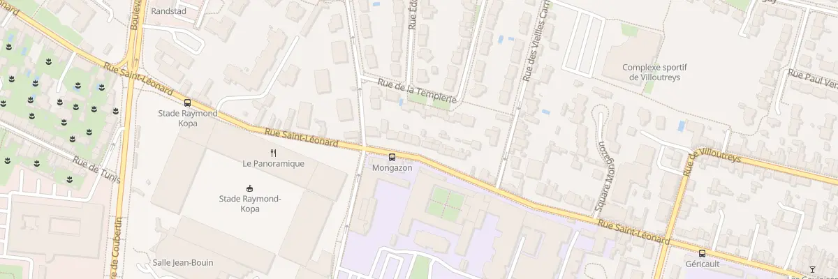 Plan du 253 Rue St Leonard à Angers