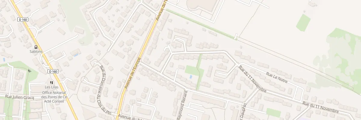 Plan du 95 Rue du 11 Novembre aux Ponts-de-Cé