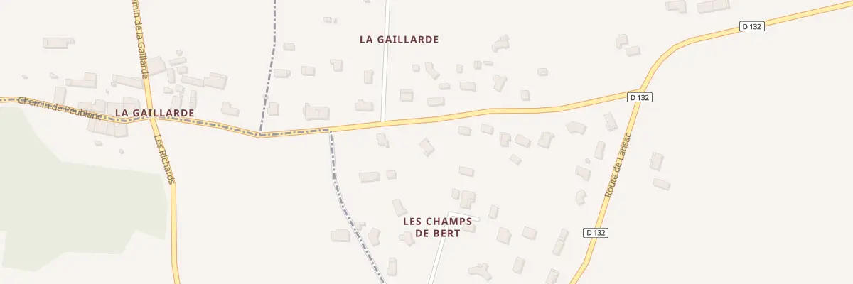 Plan du 271 Che de la Grosse Pierre à Pugnac