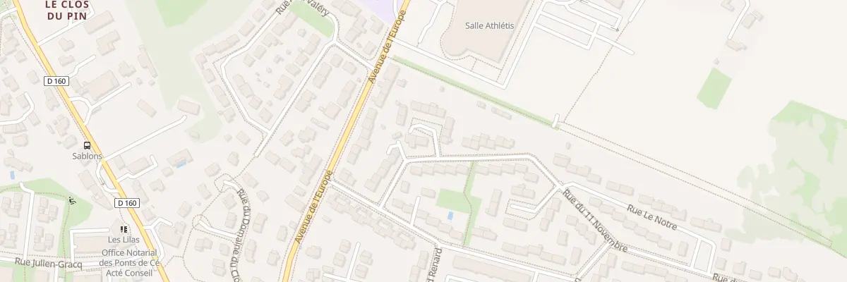 Plan du 88 Rue du 11 Novembre aux Ponts-de-Cé