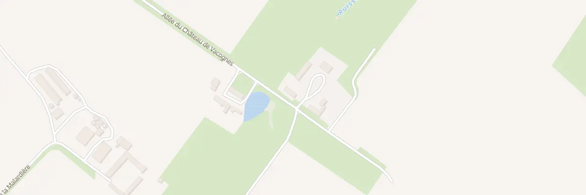 Plan du 1 Le Chateau à Vacognes-Neuilly
