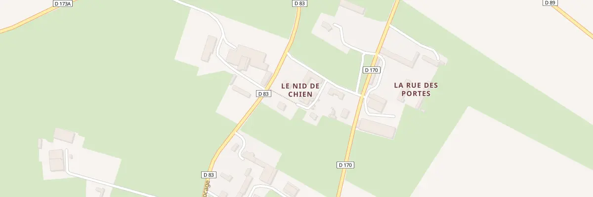 Plan du 5000 Rue du Nid de Chien à Thue et Mue