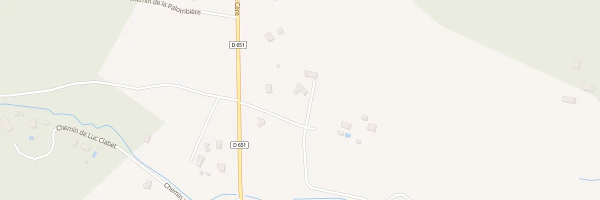 Plan du 123 Che l’Oustaous à Uchacq-et-Parentis