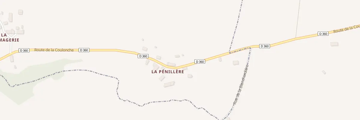 Plan du 135A La Pénillère à Dompierre
