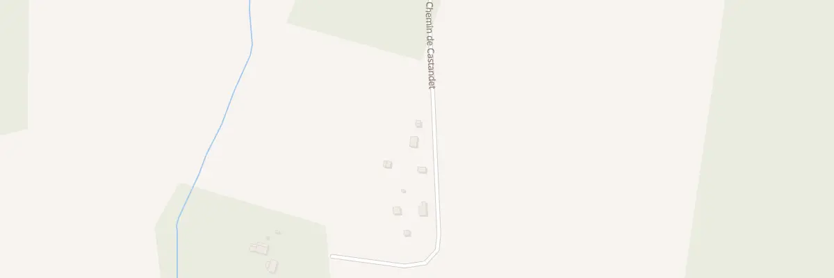 Plan du 546 Che de Castandet à Brocas