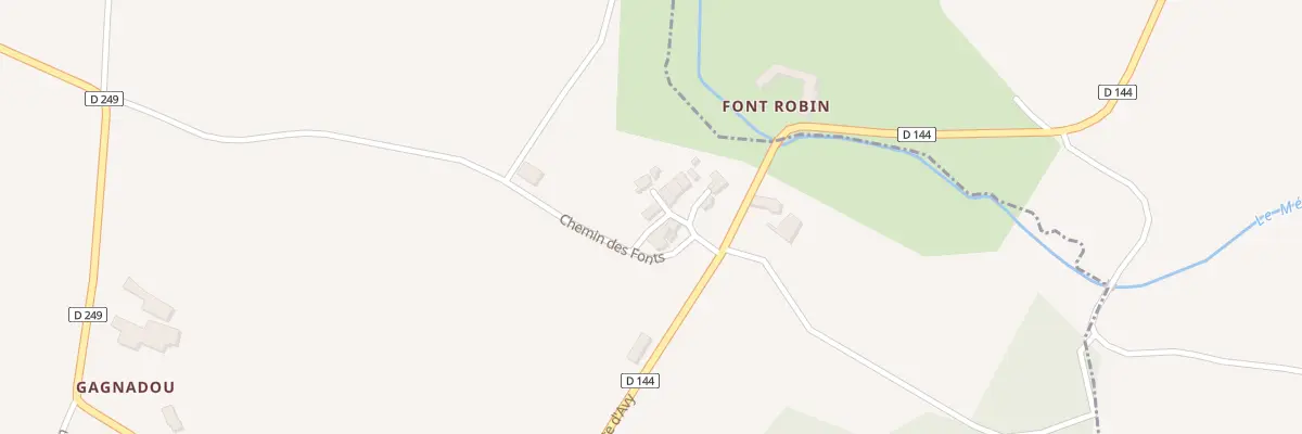 Plan du 3 Imp de Font Robin à Fléac-sur-Seugne