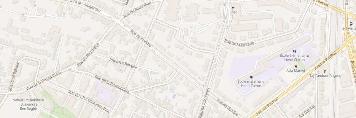 Plan du 23 Rue de Flandre à Angers