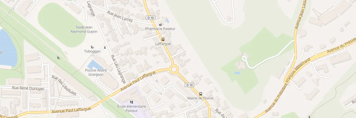Plan du 43 Av Pasteur à Floirac