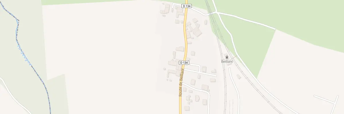 Plan du 21B Rte de Beillant à Saint-Sever-de-Saintonge