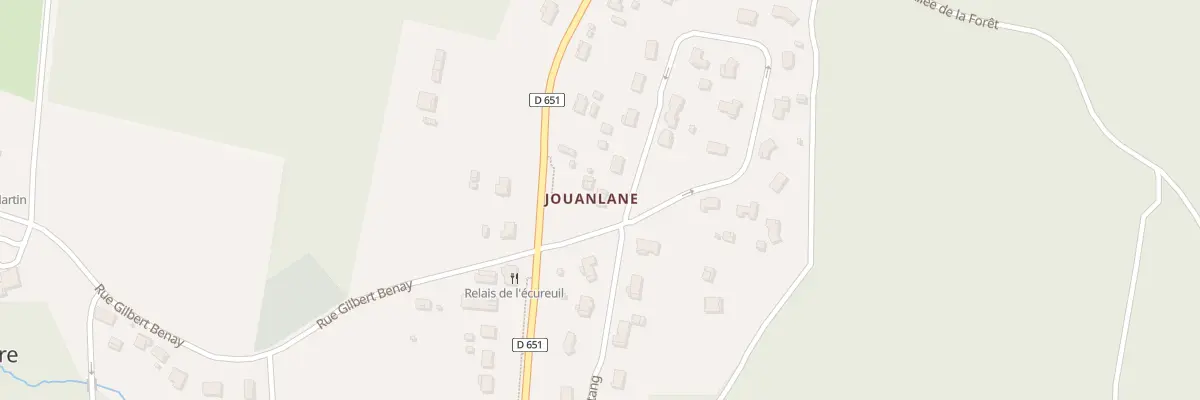 Plan du 530 Rue de l’écureuil à Cère
