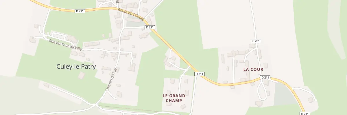 Plan du 182 Rte du Prieuré à Culey-le-Patry