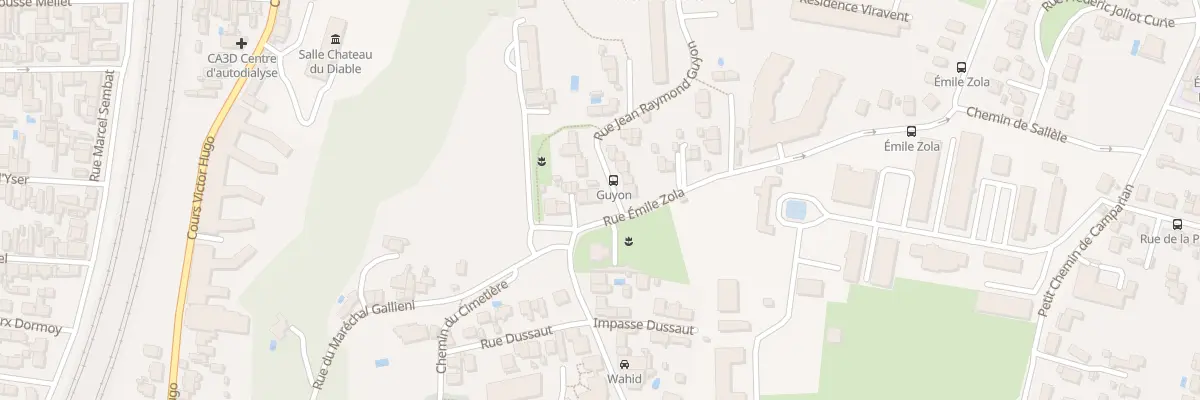 Plan du 4 Rue Emile Zola à Cenon