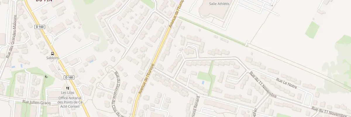 Plan du 92 Rue du 11 Novembre aux Ponts-de-Cé