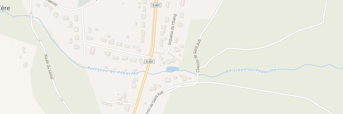 Plan du 243 Imp de l’Étang à Cère