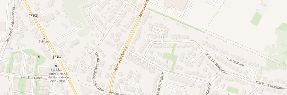 Plan du 96 Rue du 11 Novembre aux Ponts-de-Cé