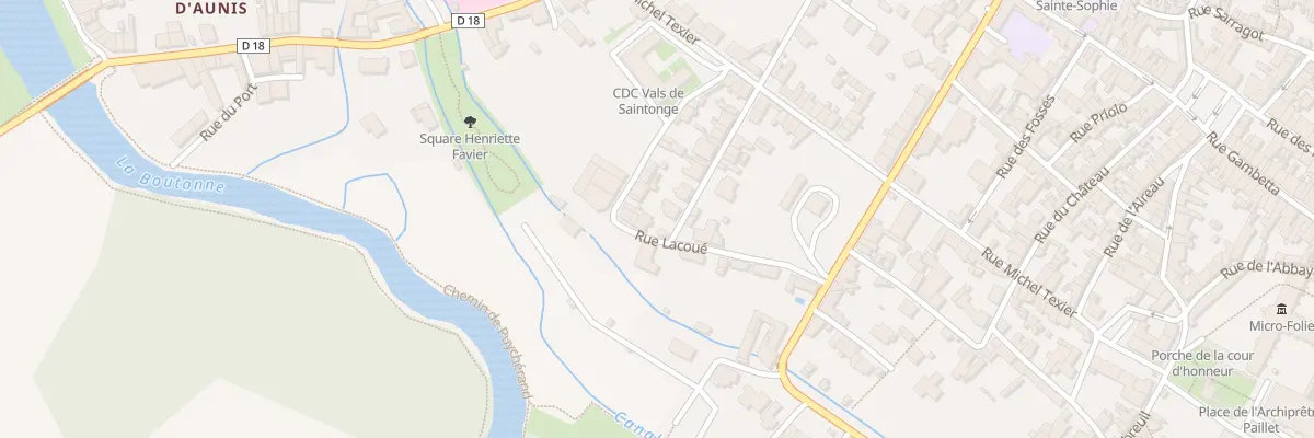 Plan du 6 Rue Lacoue à Saint-Jean-d’Angély