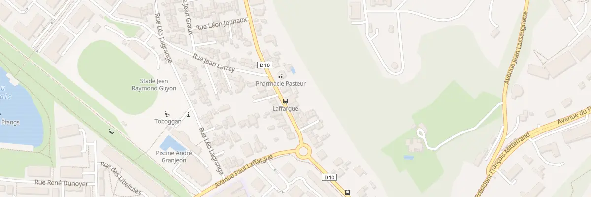 Plan du 65 Av Pasteur à Floirac