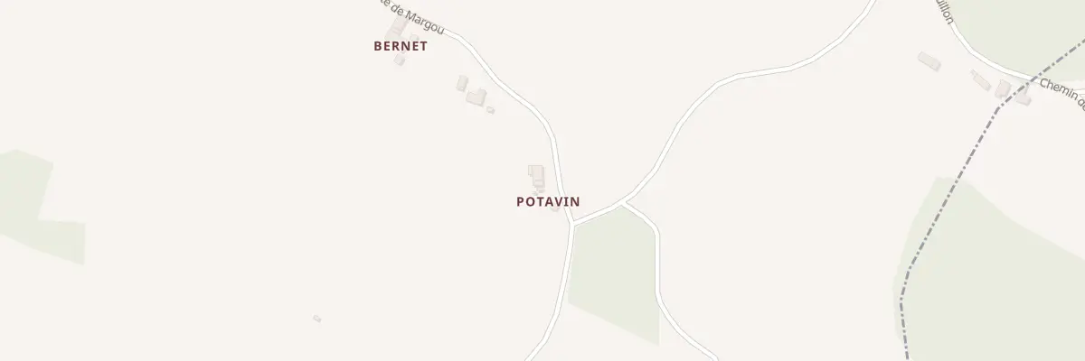 Plan du 695 Rte de Margou à Morlanne