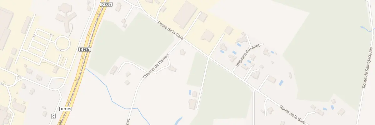 Plan du 1019 Rte de la Gare à Benquet